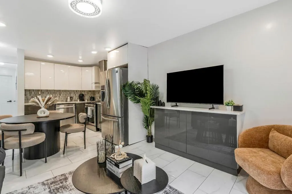 Deluxe 2Br Condo - Free Parking - 25 Min To Nyc - Sleeps 6 North Bergen Apartment