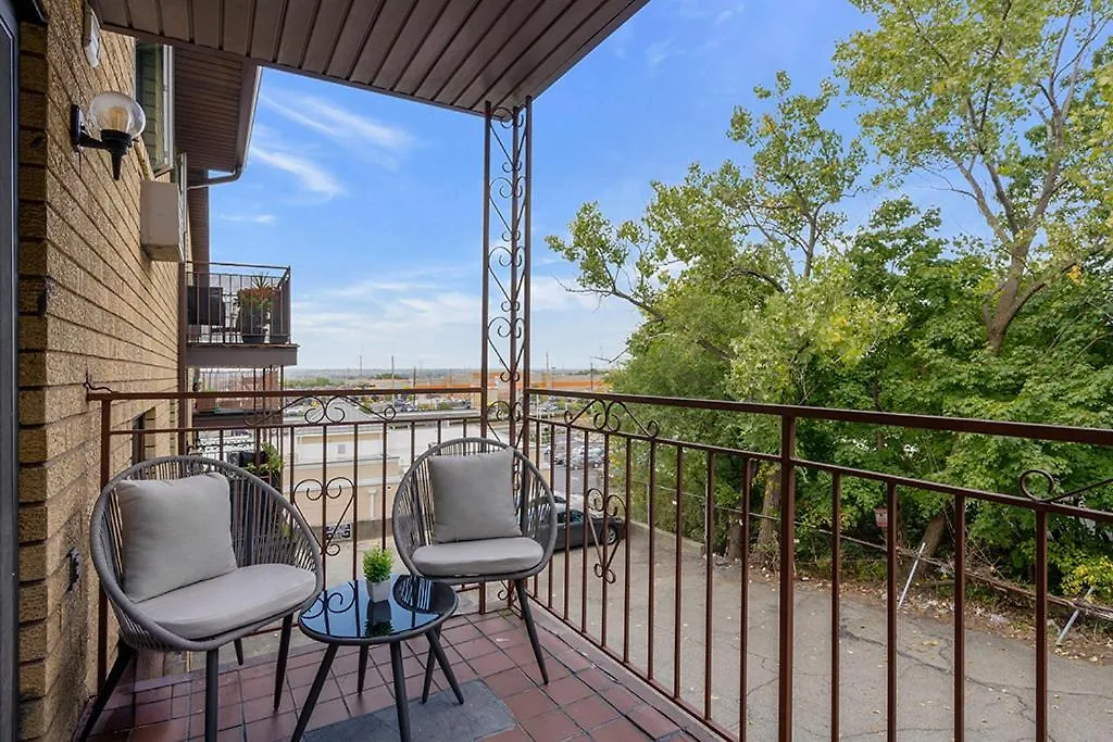Apartment Deluxe 2Br Condo - Free Parking - 25 Min To Nyc - Sleeps 6 North Bergen