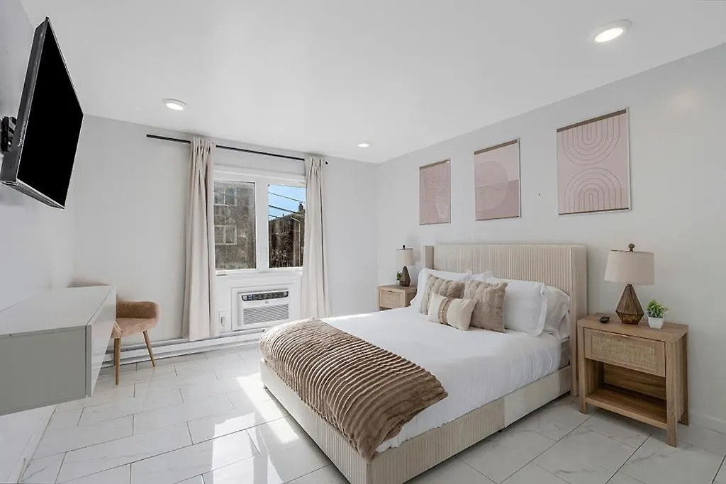 Apartment Deluxe 2Br Condo - Free Parking - 25 Min To Nyc - Sleeps 6 North Bergen