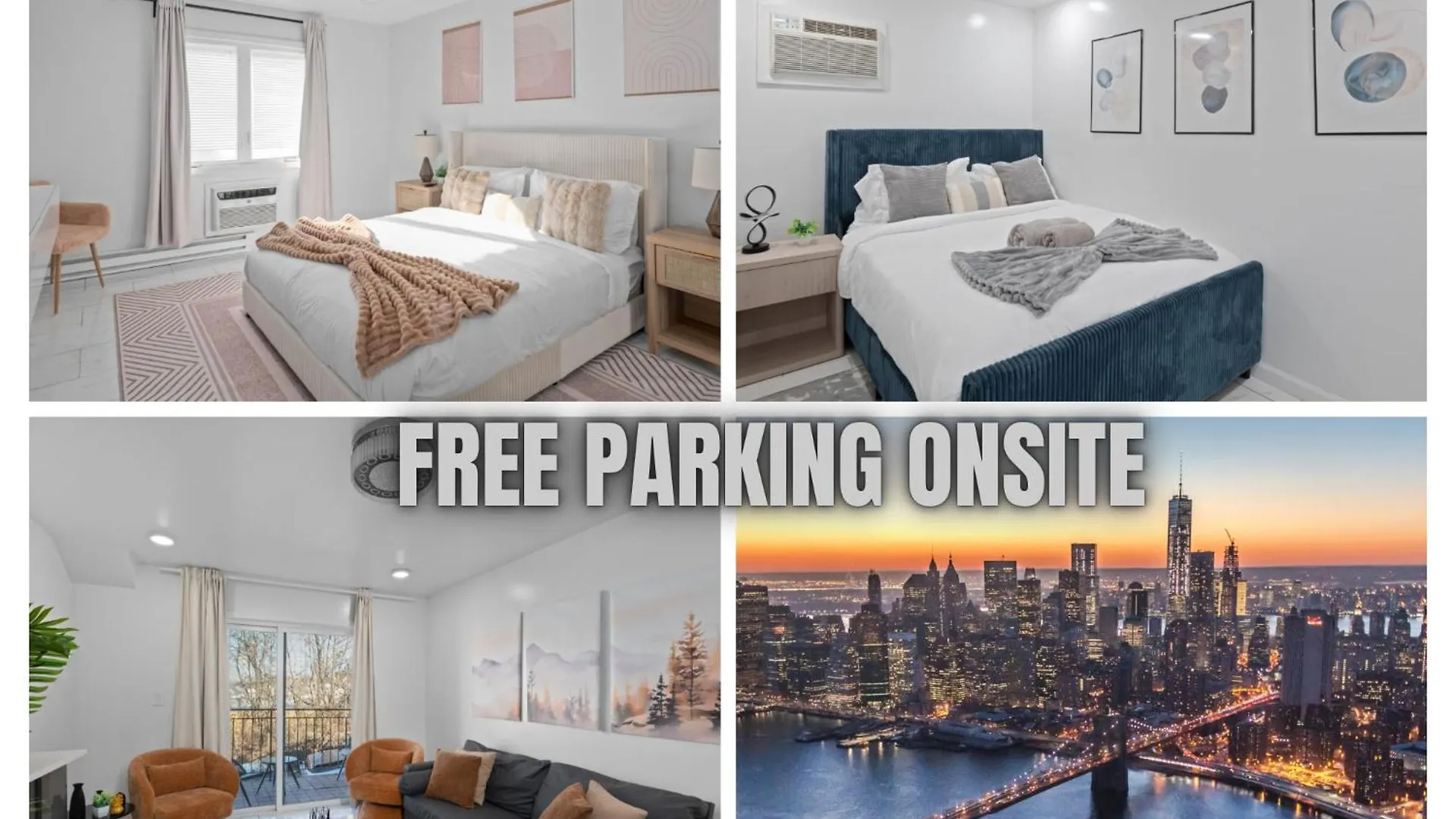 Deluxe 2Br Condo - Free Parking - 25 Min To Nyc - Sleeps 6 North Bergen United States